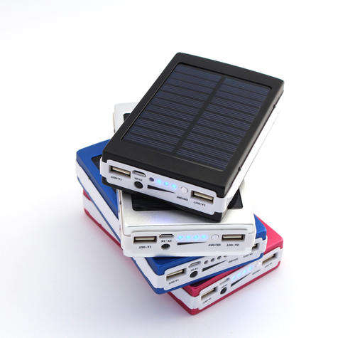 20000mAh charger External Battery Pack 20 LED Light power bank with 2 x USB charging ports