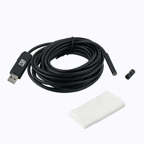 5M 6 LED USB Waterproof Endoscope Borescope Snake Inspection Video Camera 7mm