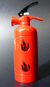 Mini Fire Extinguisher Lighter with siren sound and red flashing light - Nice To Have