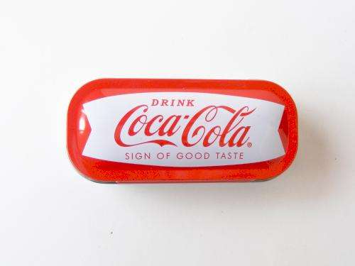 COCA COLA -  POCKET TIN - SIGN OF GOOD TASTE - LICENSED PRODUCT