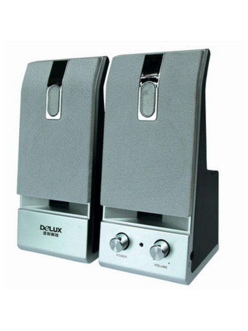 DELUX DLS2008 MULTIMEDIA 2.0 SPEAKER FOR NOTEBOOK OR DESKTOP PC, MP3/4, CD PLAYER, ETC.