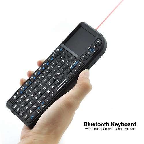 Rii Mini Bluetooth multi media remote combo - touchpad presenter - work with iphone etc.