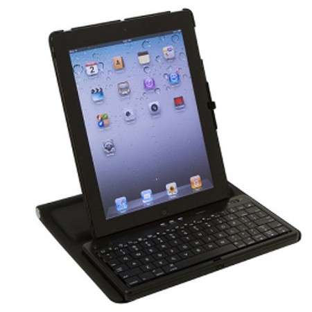 IPAD COVER WITH WIRELESS BLUETOOTH KEYBOARD ROTATABLE CASE