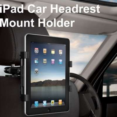iPad 1 or Ipad 2 Car Mount Back seat 360 degrees rotation and tilt. Ipad back seat bracket