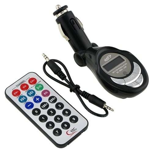 Wireless FM Transmitter Car MP3 Player with Remote - 5 in 1