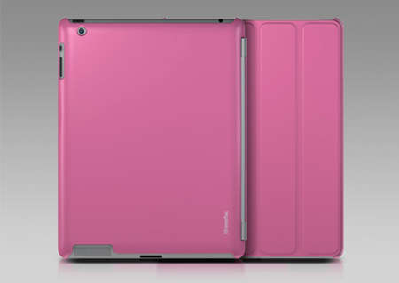 iPAD 2 SMART COVER WITH COMPANION CASE (Pink) ipad combo cover