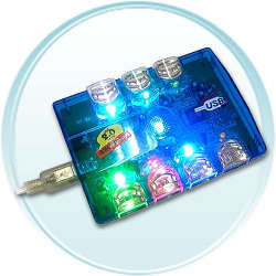 7 Port Hi speed USB Hub - VISTA Compatible ( UH 1370 )