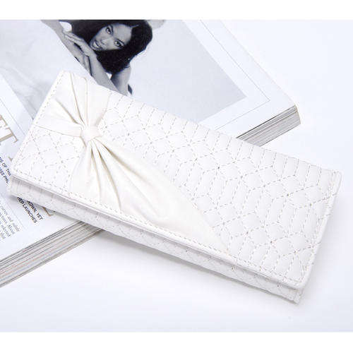 White Faux Leather Purse