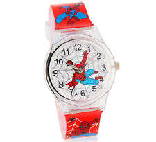 Water resitant spiderman watch