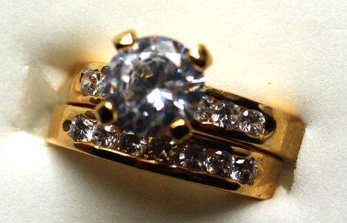 wedding ring engagement set