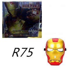 Avengers iron man mask set and puzzle