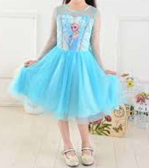 Girls kids frozen princess elsa dress 4-5 years
