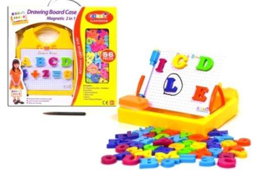 2in1 magnetic drawing board alphabet and numbers