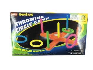 Kids outdoor throwing rings hoops game