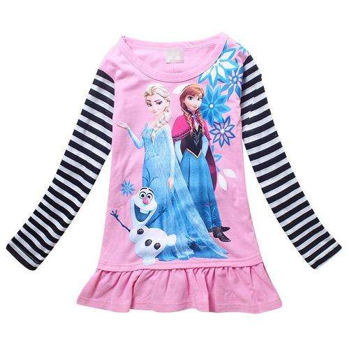 Girls baby toddler princess elsa anna top dress frozen 4-5 years