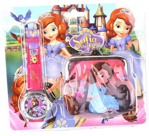 Sofia the first purse and watch set