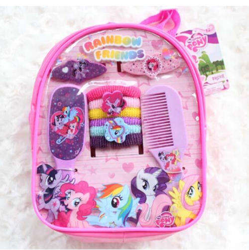 My little pony hair accessory backpack