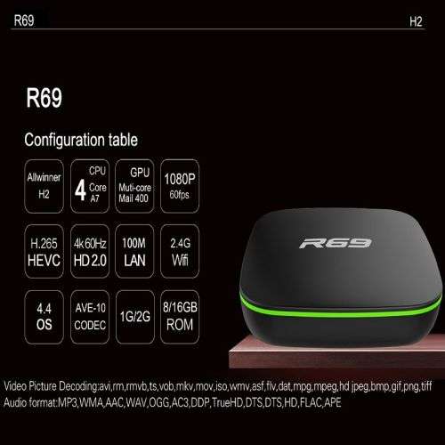 Android TV BOX Lexuco R69 with 128GB with 16GB Ram Loaded with free LIVE Channels