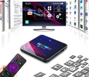 Android 11 Smart TV Box H96 Max V11 RK3318 4K Wifi BT 32GB & 4GB RAM