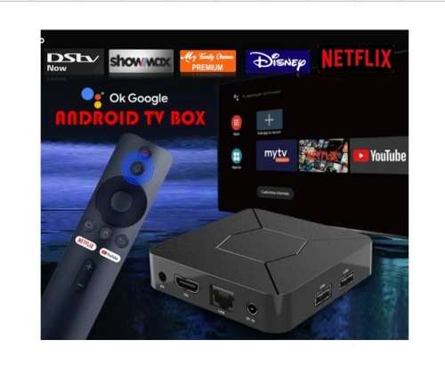 Netflix & Disney Showmax (DStv) .Certified Android 10 ATV 5Ghz Wi-Fi  Chromecast Built in