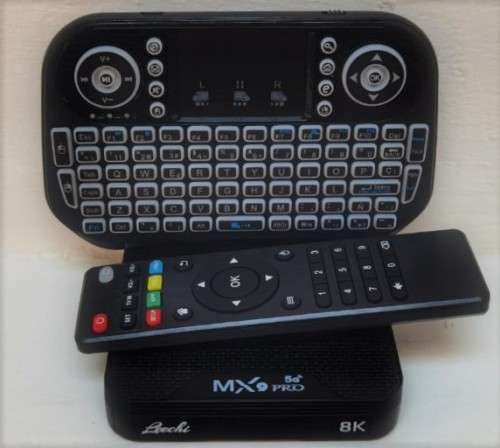 2023 Revision MX9 Pro 5G WIFI Keyboard & Remote TV Box combo