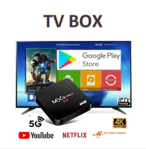 Itel 32 Inch Frameless HD Smart Tv and Tv Box Combo