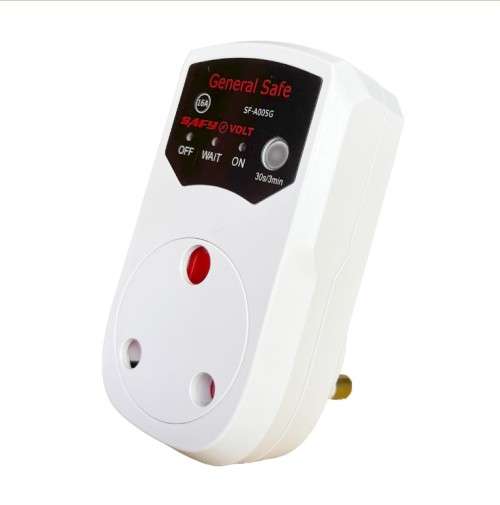 Protect your Electronics and appliances SAFY General Safe AUTOMATIC VOLTAGE PROTECTION