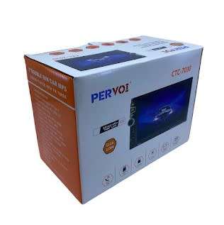 PERVOI CTC-7030 Car Radio 7` 2 DinHD Touch Screen with Camera USB AUX FM Bluetooth