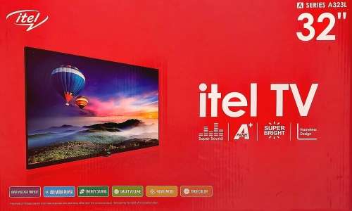 Itel 32 Inch Frameless Non Smart HD Tv Built in Media Player and Photo Viewer