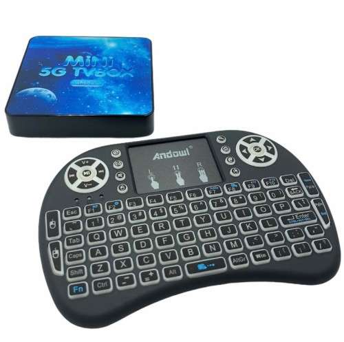 Android 12 with 64GB Storage 4GB Ram 6k resolution & 5ghz Wifi Q5g Tv Box