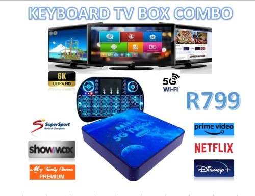 Android 12 with 64GB Storage 4GB Ram 6k resolution & 5ghz Wifi Q5g Tv Box