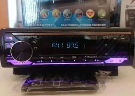 High Output Detachable Face ICE POWER CARBON FIBER Single Din Multimedia Head Unit 7 Color Change