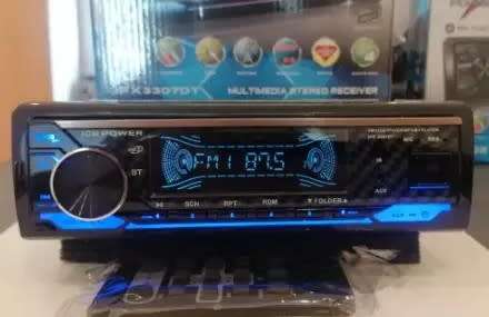 High Output Detachable Face ICE POWER CARBON FIBER Single Din Multimedia Head Unit 7 Color Change