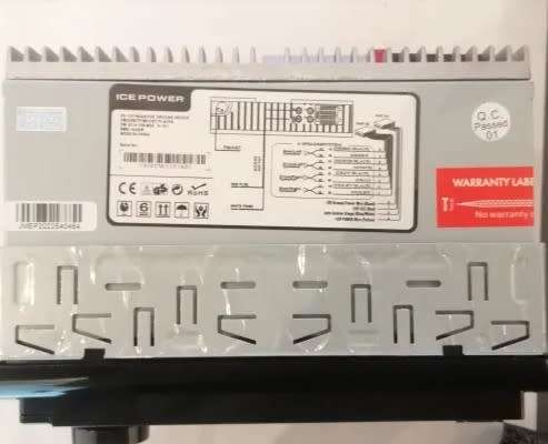 High Output Detachable Face ICE POWER CARBON FIBER Single Din Multimedia Head Unit 7 Color Change