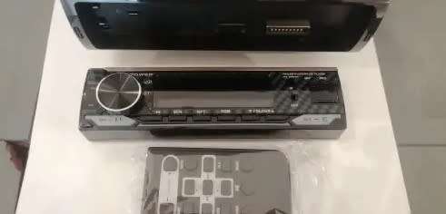 High Output Detachable Face ICE POWER CARBON FIBER Single Din Multimedia Head Unit 7 Color Change