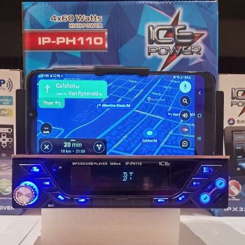 Ice Power IP-PH110 Mp3 Media Unit with Phone Holder