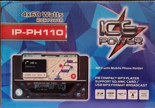 Ice Power IP-PH110 Mp3 Media Unit with Phone Holder