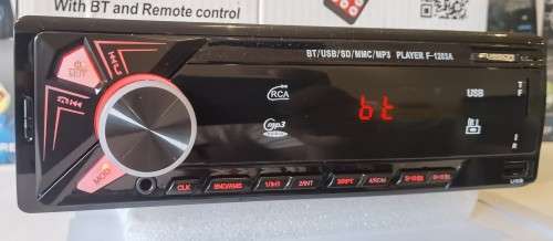 Fussion Single Din USB/SD/Bluetooth Car Radio