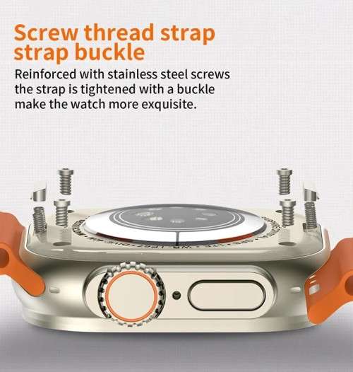 Z77 Ultra AMOLED Smart Watch Heart Rate Blood Press Bluetooth Call Watch Wireless Charging GPS