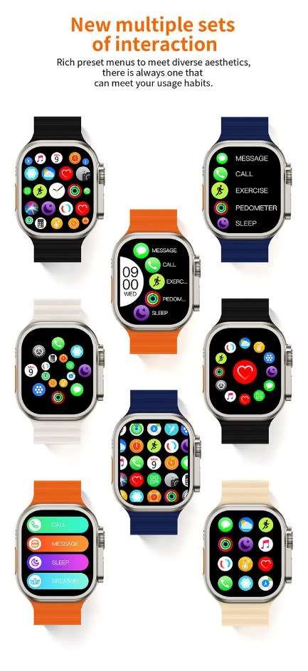 Z77 Ultra AMOLED Smart Watch Heart Rate Blood Press Bluetooth Call Watch Wireless Charging GPS