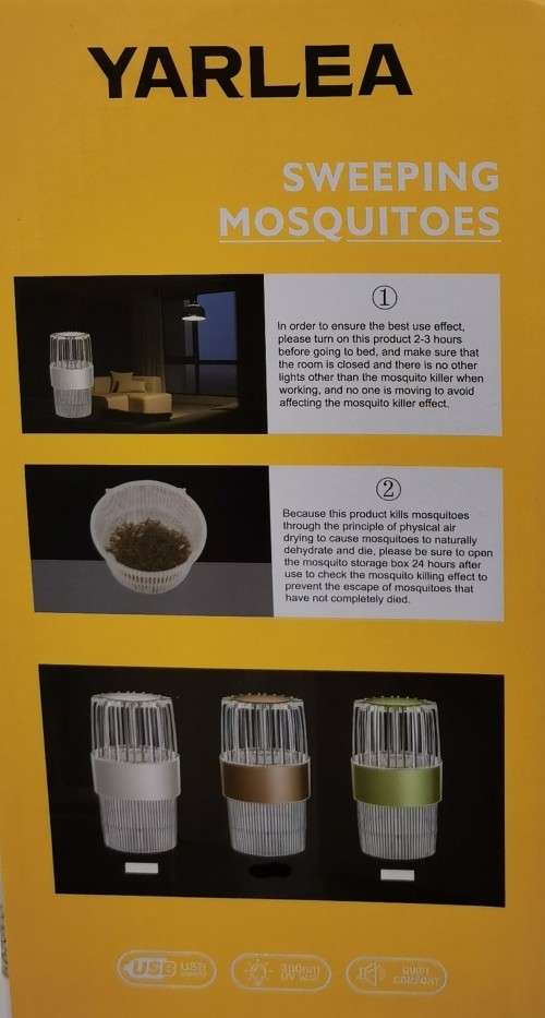 Yarlea Sweeping Mosquitos Led Lamp Usb Powered