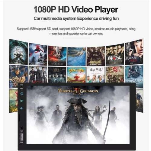 5011D &  7 Inch TFT HD Touchscreen Radio. Mp3. Mp4. Mp5 Bluetooth 7LED Backlights 60w