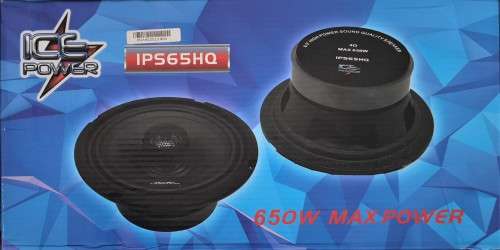Ice Power IPS65HQ 6.5 Midrange Pro Series Speakers with Tweeter 650W