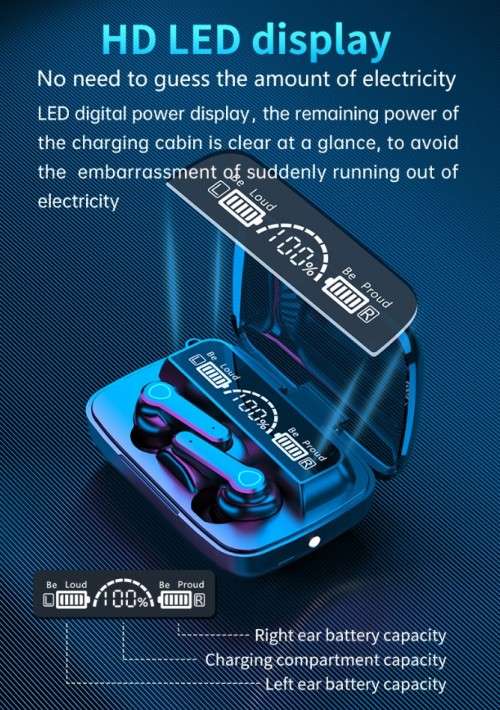 Latest Gen M19 Wireless Earbuds V5.3