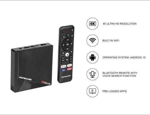 Ultra-Link 4K Ultra HD Android TV Box  8GB All Local apps compatible