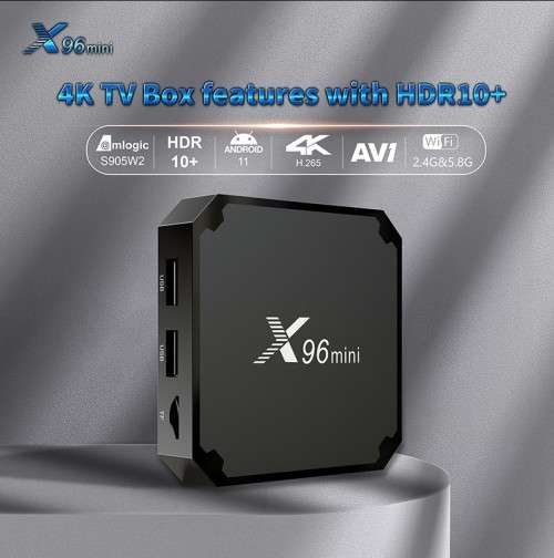 X96 Mini 4K Android TV Box 64GB Rom and 4GB Ram