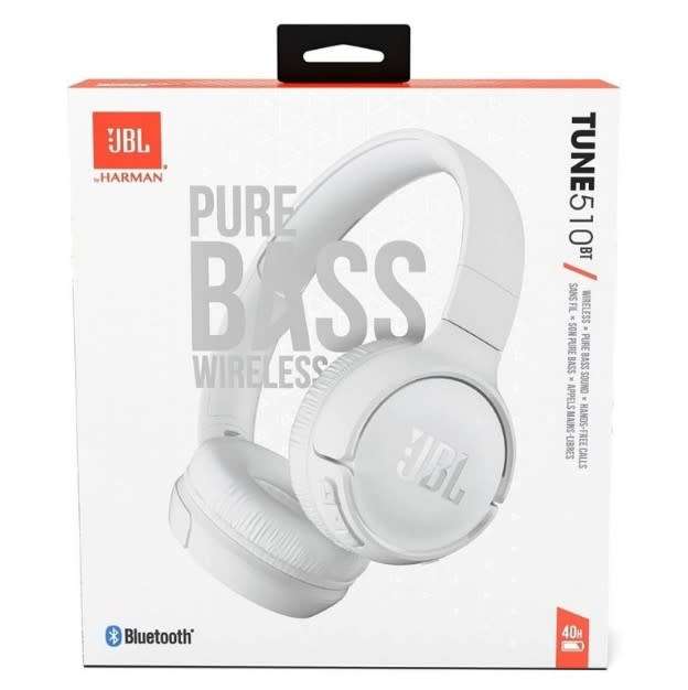 WHITE JBL Tune 510 Wireless Headphone | JBL Tune 510BT