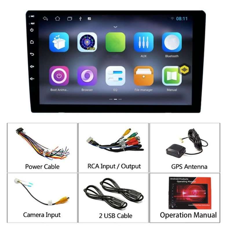 SOAK Full Android TS7`Touch Screen GPS Car Radio Google Maps Download themes Wifi