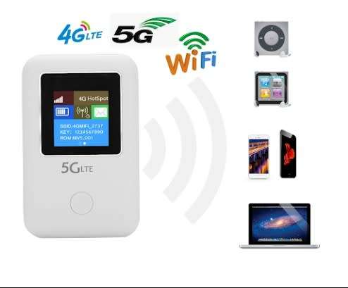 E5785-PRO Global Edition 5G Mobile WIFI Pocket Hotspot LCD Sim Card Router