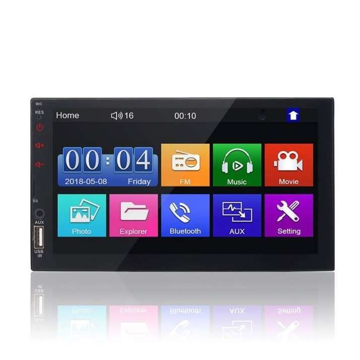 Mp5 Player 7023 Car Bluetooth Handsfree Reversing Rear View Multimedia Player 7 Inch Hd Screen 2Din